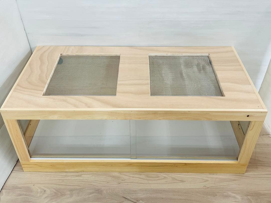 木製ケージ　1200×600×450　小動物、爬虫類用　未使用品