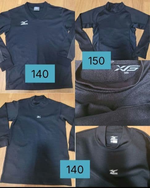 Mizuno ZETT 野球ウェアセット 140 150 練習着