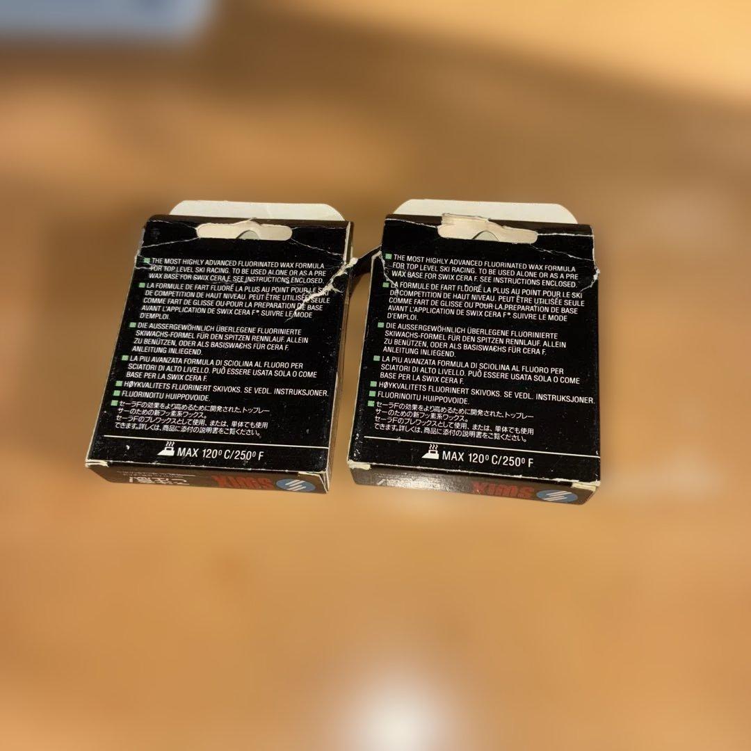 SWIX F16 スキーワックス 40g2個