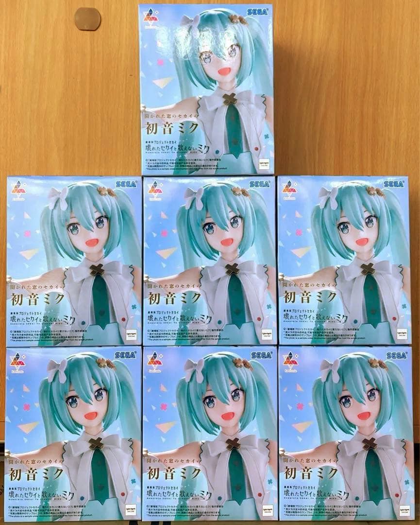 プロジェクトセカイ Luminasta 開かれた窓のセカイの初音ミク 7個セット
