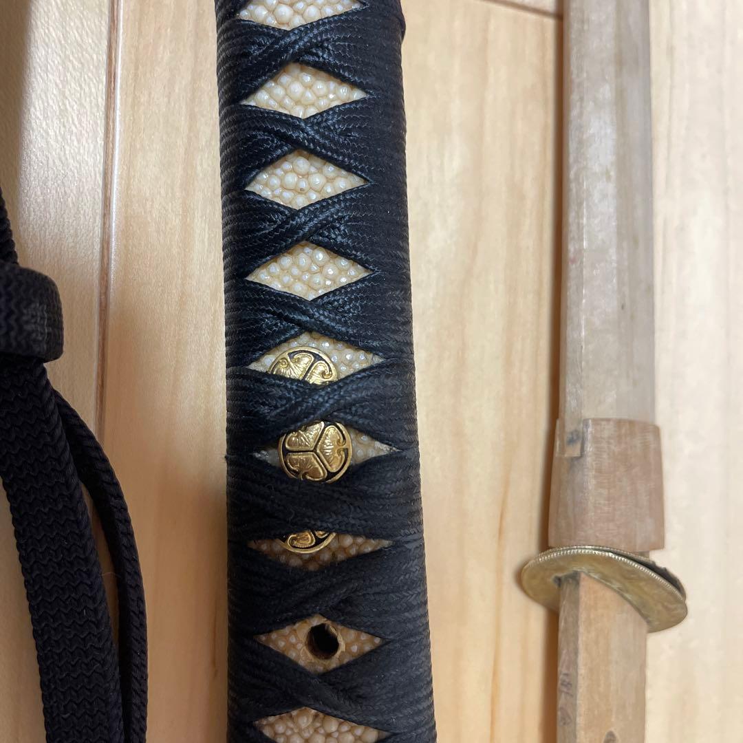 【GW期間特別価格】拵: 打刀拵　縁頭:葵紋　目貫葵紋　拵え