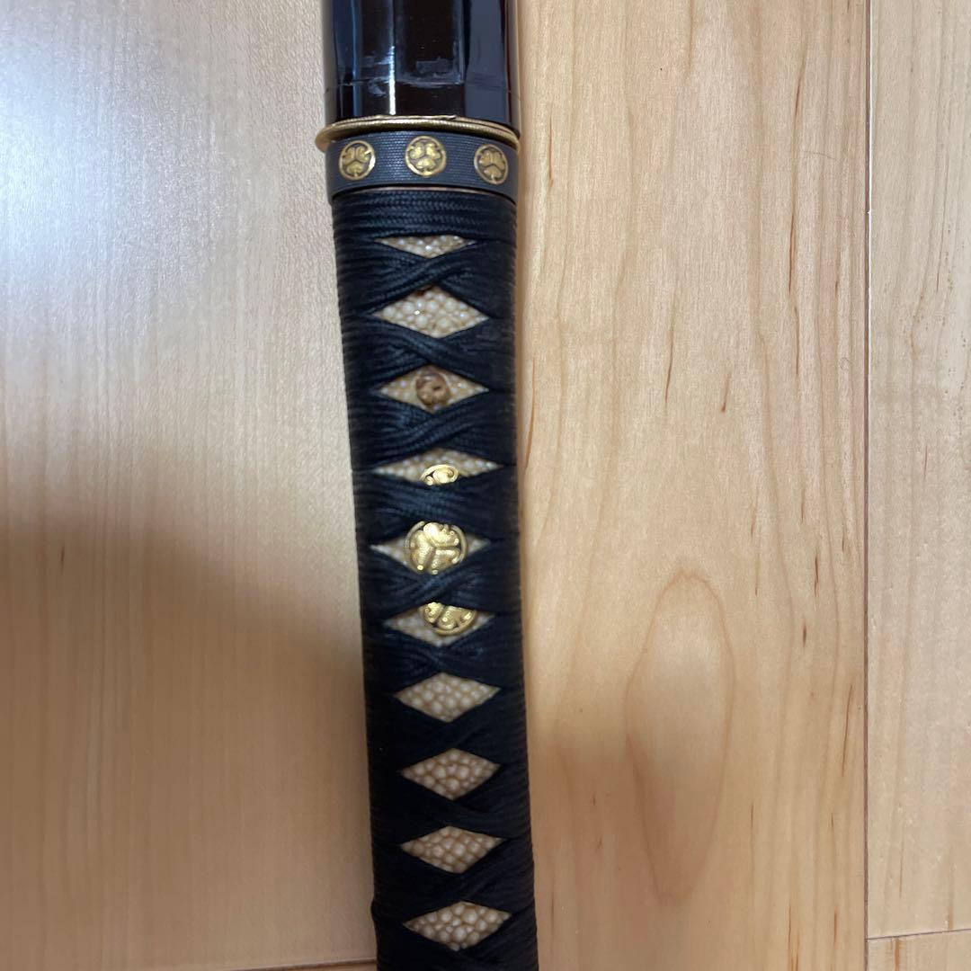 【GW期間特別価格】拵: 打刀拵　縁頭:葵紋　目貫葵紋　拵え