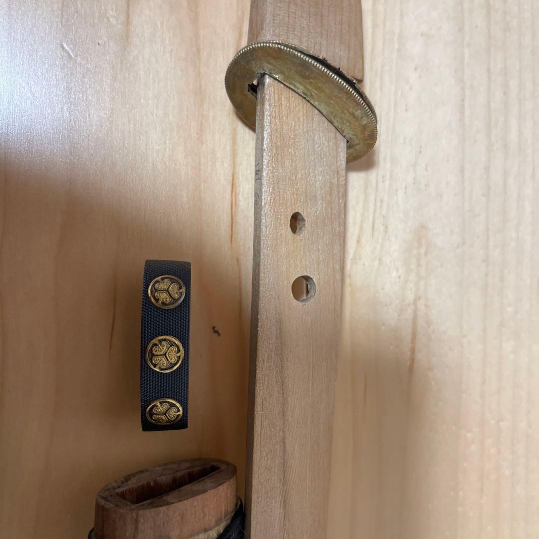 【GW期間特別価格】拵: 打刀拵　縁頭:葵紋　目貫葵紋　拵え