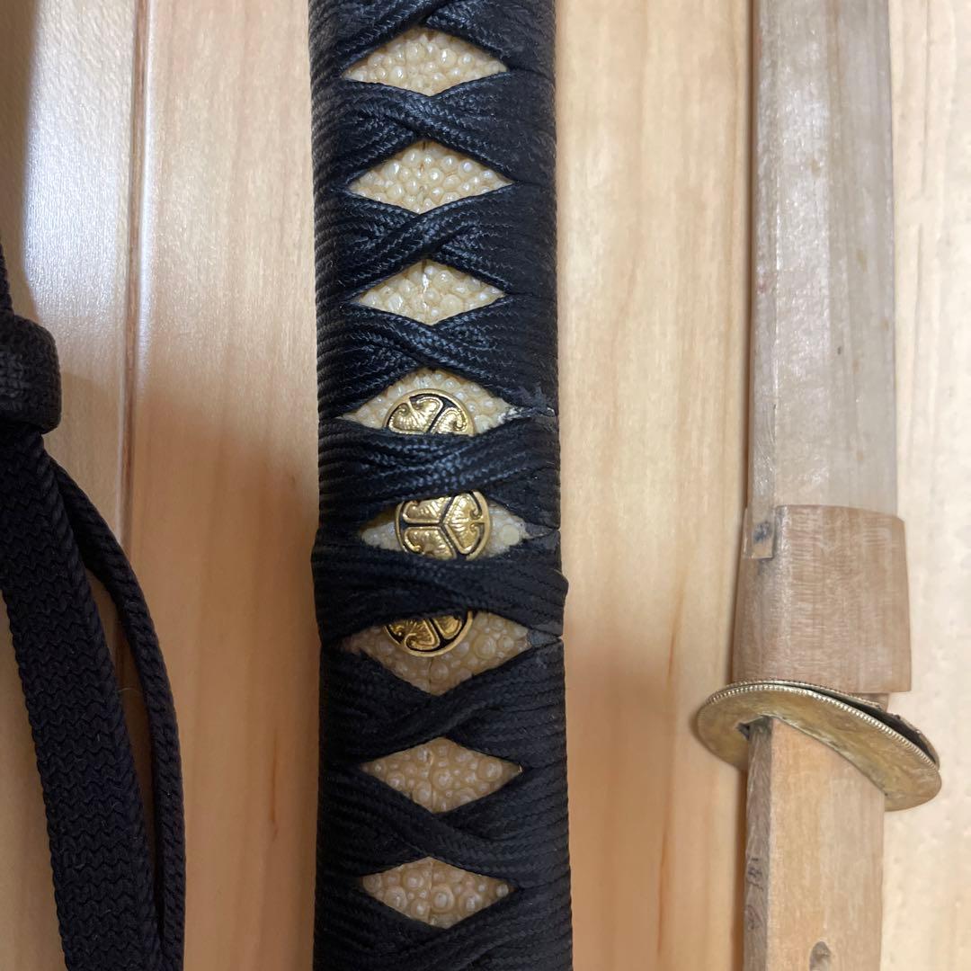 【GW期間特別価格】拵: 打刀拵　縁頭:葵紋　目貫葵紋　拵え