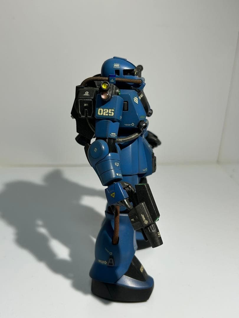 プラモデル　ガンプラ　組立済　旧 1/144 強行偵察型　全塗装　改修　完成品