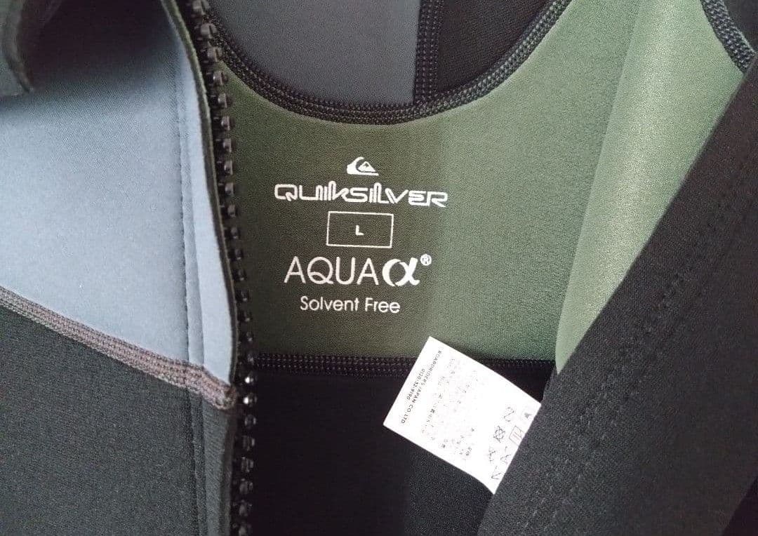 【新品未使用】クイックシルバー ウェットスーツ フルスーツ2.5/2 サイズL