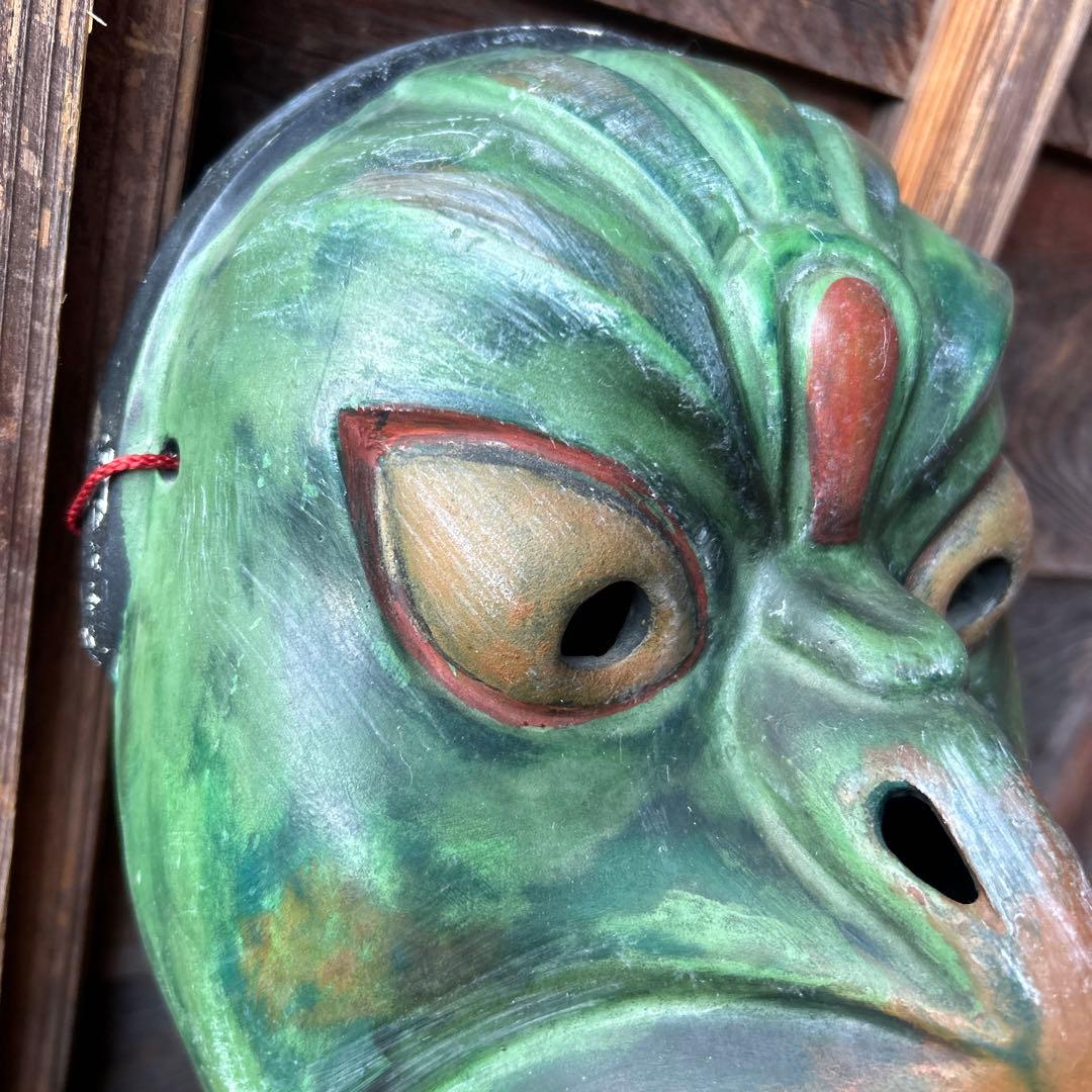 アンティーク 舞楽面