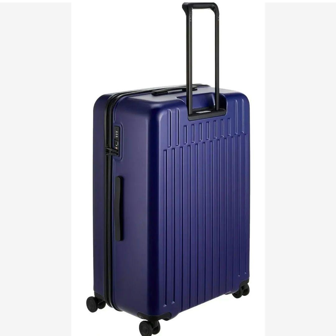 【美品】キャリーカート スーツケース 青 紫 96L　サンコー鞄