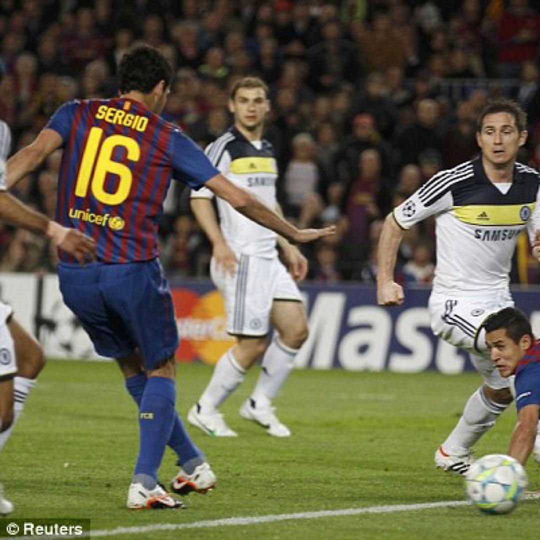 NIKE 11-12 バルセロナ 長袖 ユニフォーム #16 セルヒオ ブスケツ