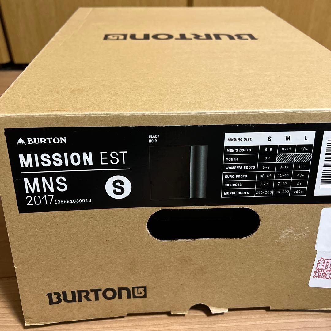 BURTON MISSION EST ビンディング S 2017