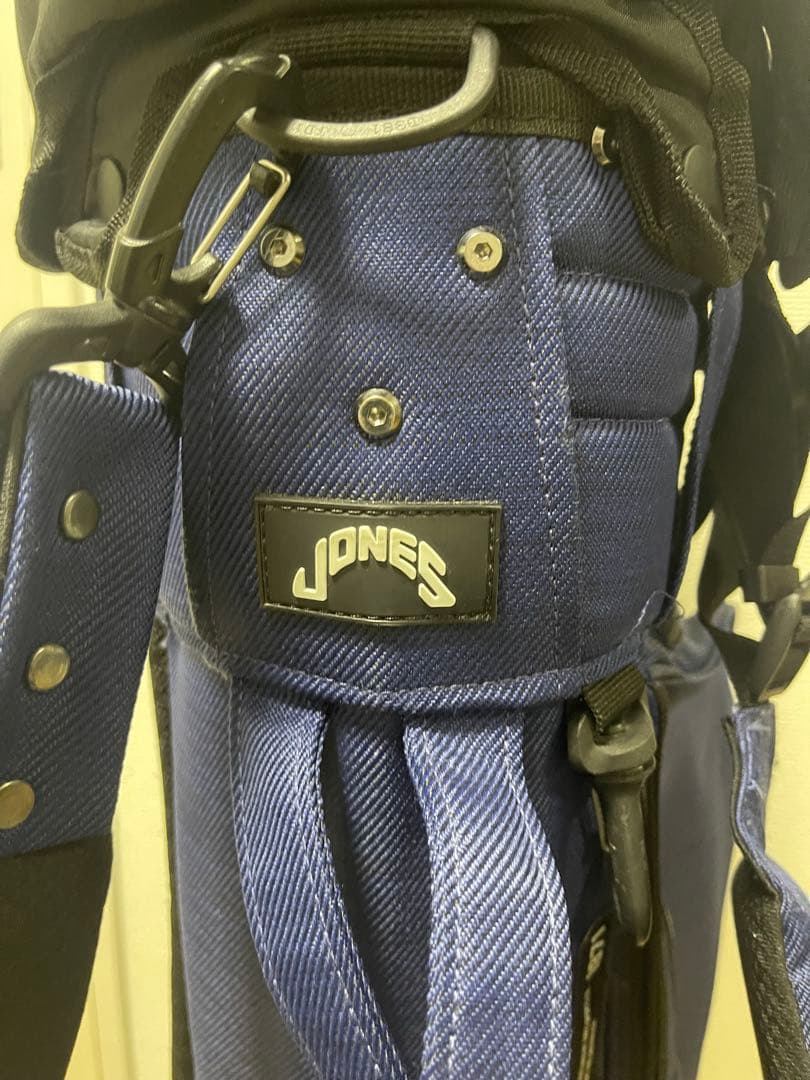 【最終価格】JONES ネイビー キャディバッグ カバー付き