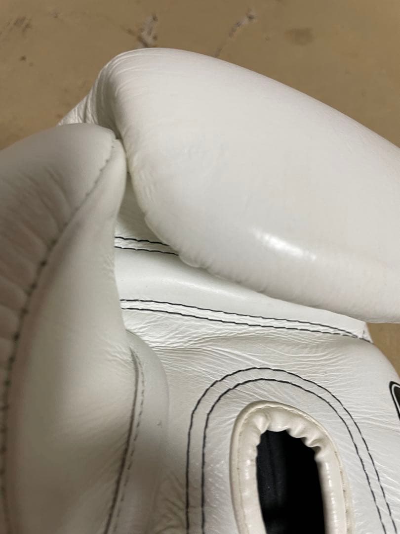 TWINS SPECIAL ボクシンググローブ　 8oz 紐式　本革　ホワイト