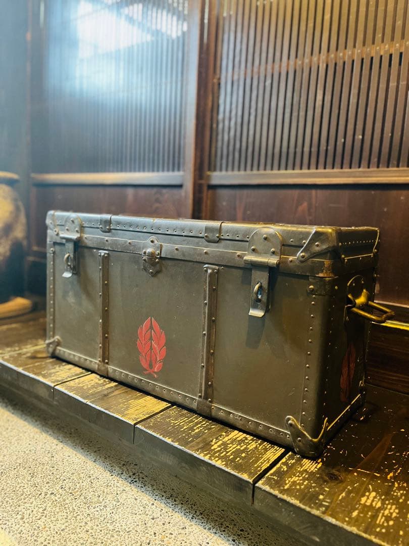 旧日本軍 獣医行李第二号 騎兵連隊 軍医　ミリタリー　インダストリアル