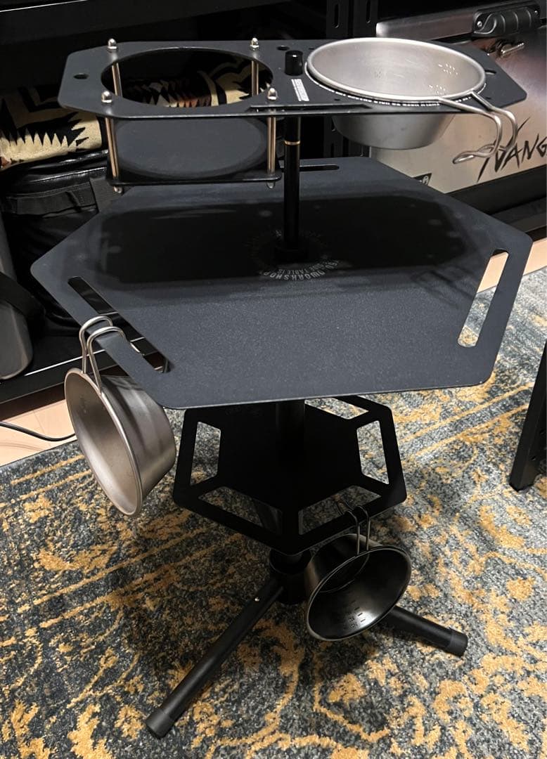 5050WORKSHOP COFFEE SIDE TABLE シェラプレート付