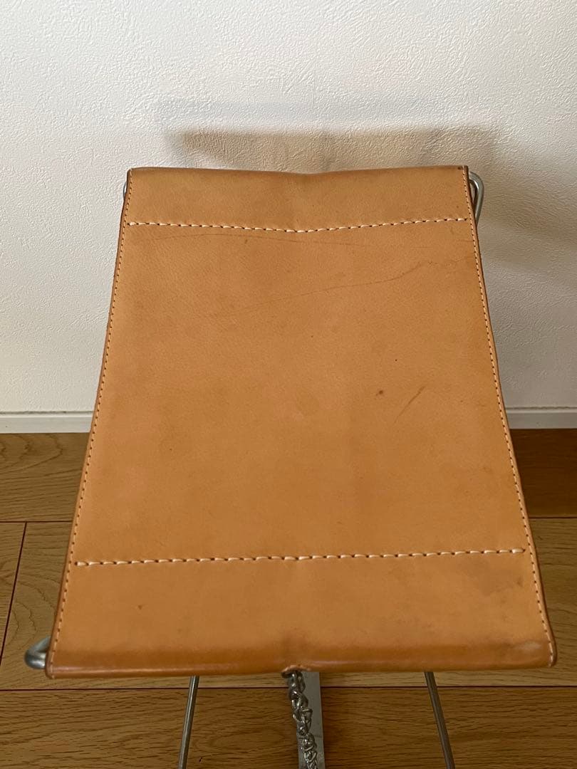 wanderout stool ヌメ、ブラック　２脚セット