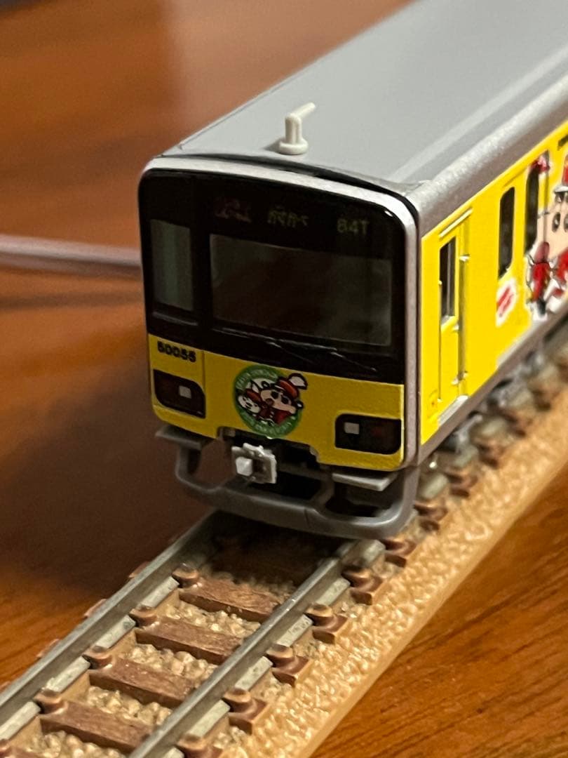 東武50050型 クレヨンしんちゃん ラッピングトレイン 5両ディスプレイセット