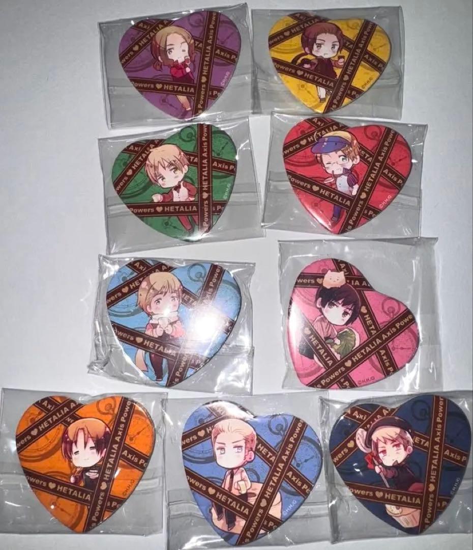 ヘタリア ヒサゴ 缶バッジ 全種①