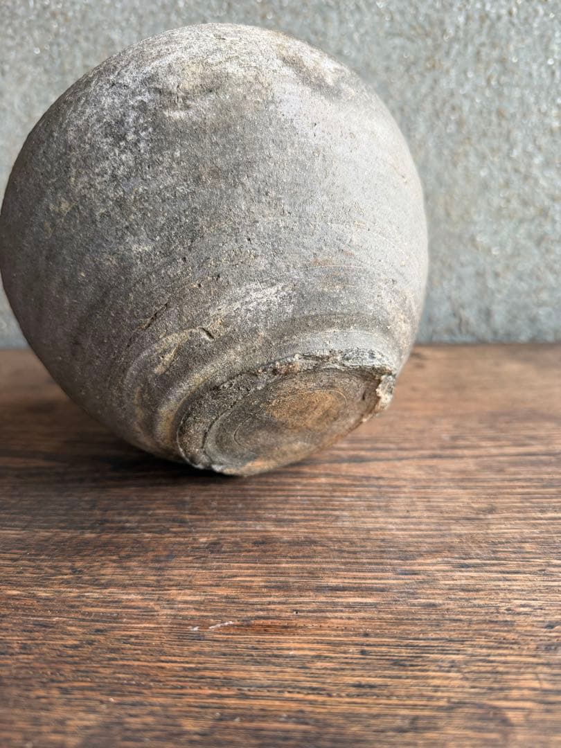 須恵器　薬壺　アンティーク 陶器 花瓶 弥生土器　白菊土器　花器