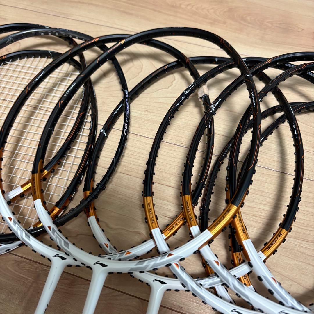 バドミントンラケット 15本セット カーボンファイバー