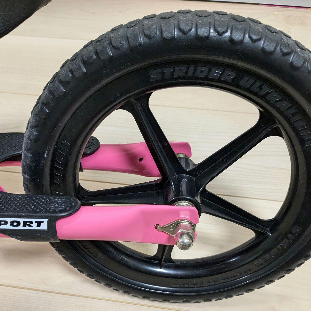【美品】ストライダースポーツモデル ピンク　12インチ