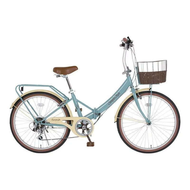 K◇未使用　シンプルスタイル　EUROPA　24インチ　折りたたみ自転車