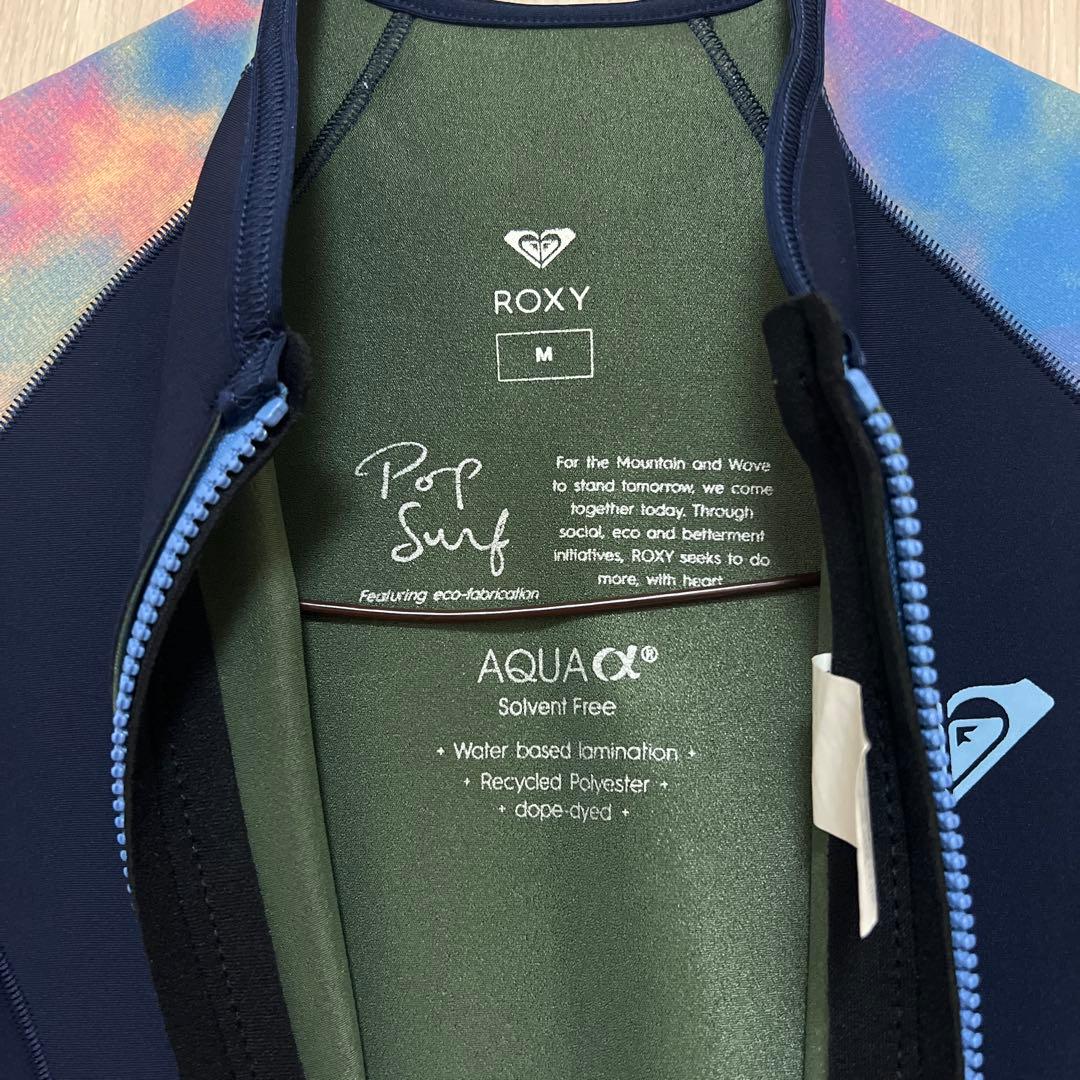 ROXY ウェットスーツフルジップ タッパー ネイビー/マルチカラー　新品