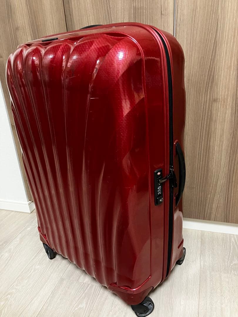 訳あり　サムソナイト コスモライト キャリー　赤　レッド　超軽量　旅行