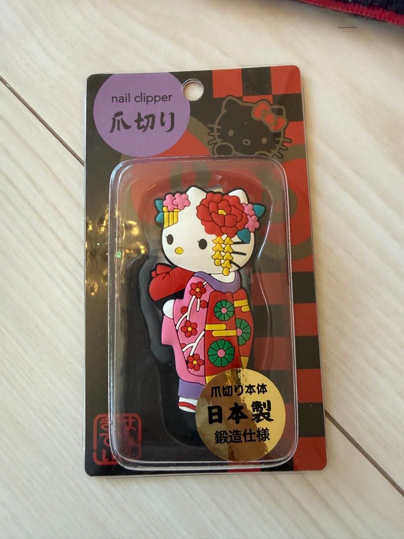 ハローキティ 11点セットエコバッグ　爪切り　スカーフ枚　ハンカチ