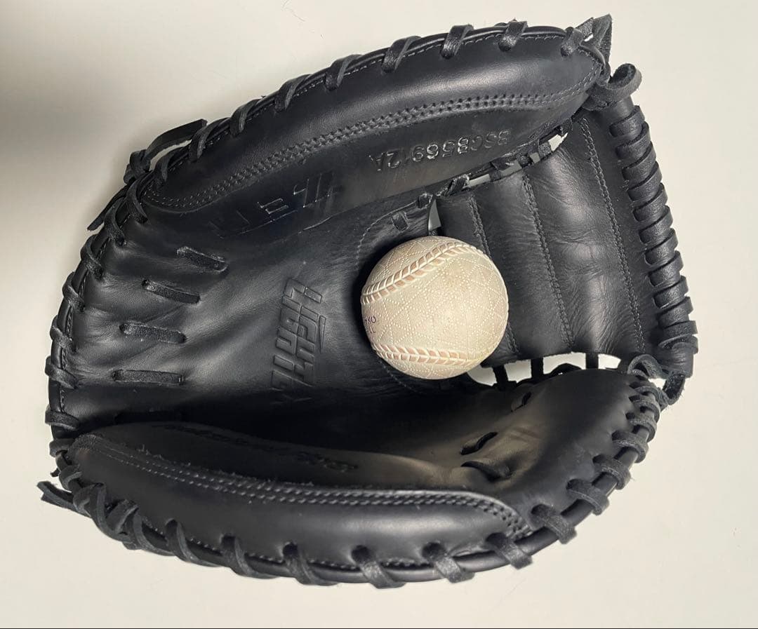 ZETT 軟式キャッチャーミット グラブ黒　ほぼ未使用　大人用