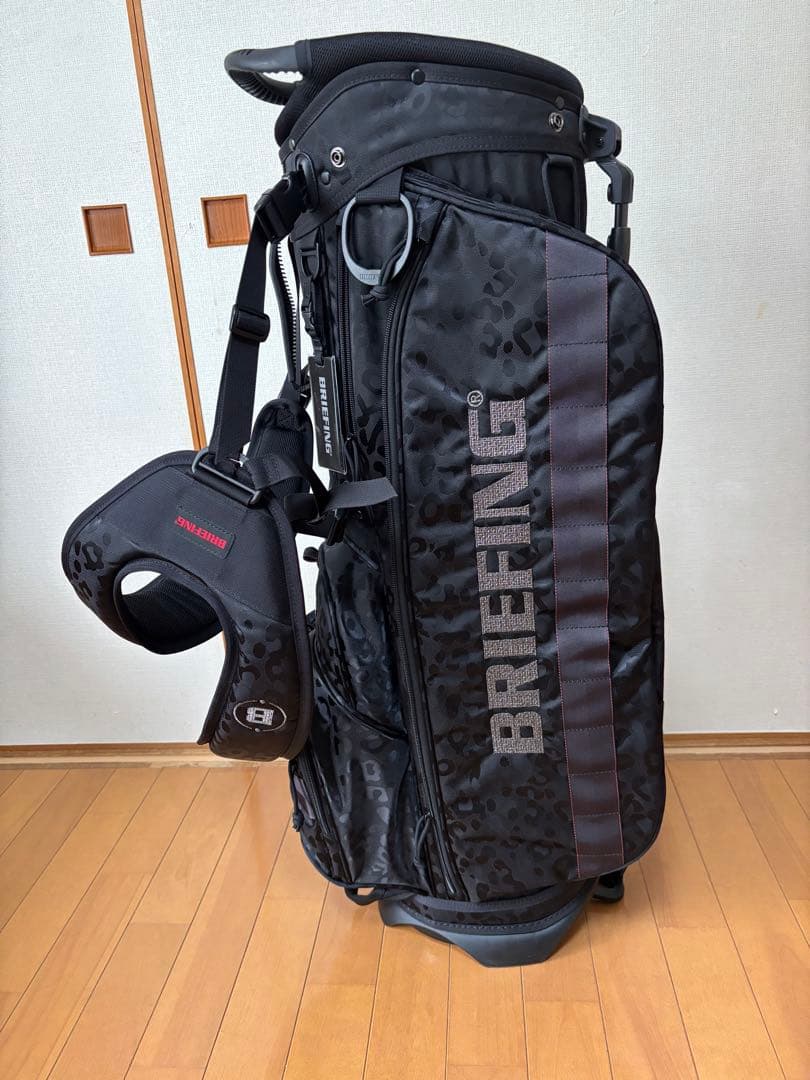 BRIEFING キャディバッグ ブラック迷彩
