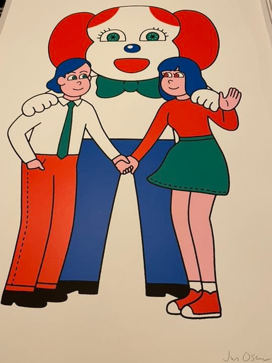 jun oson Share Land シルクスクリーン ed50 ジュンオソン