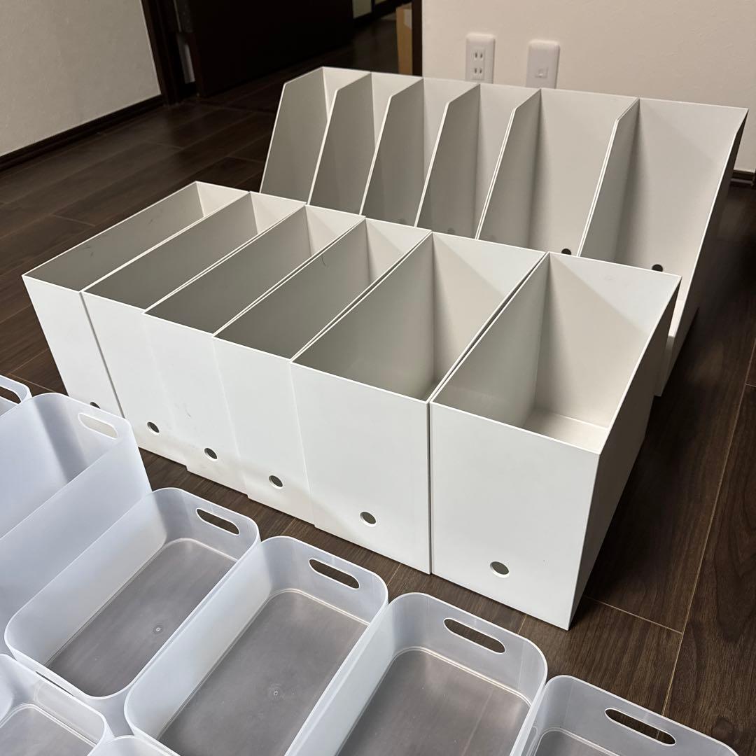 無印良品 ファイルボックス、その他プラスチックケース各種