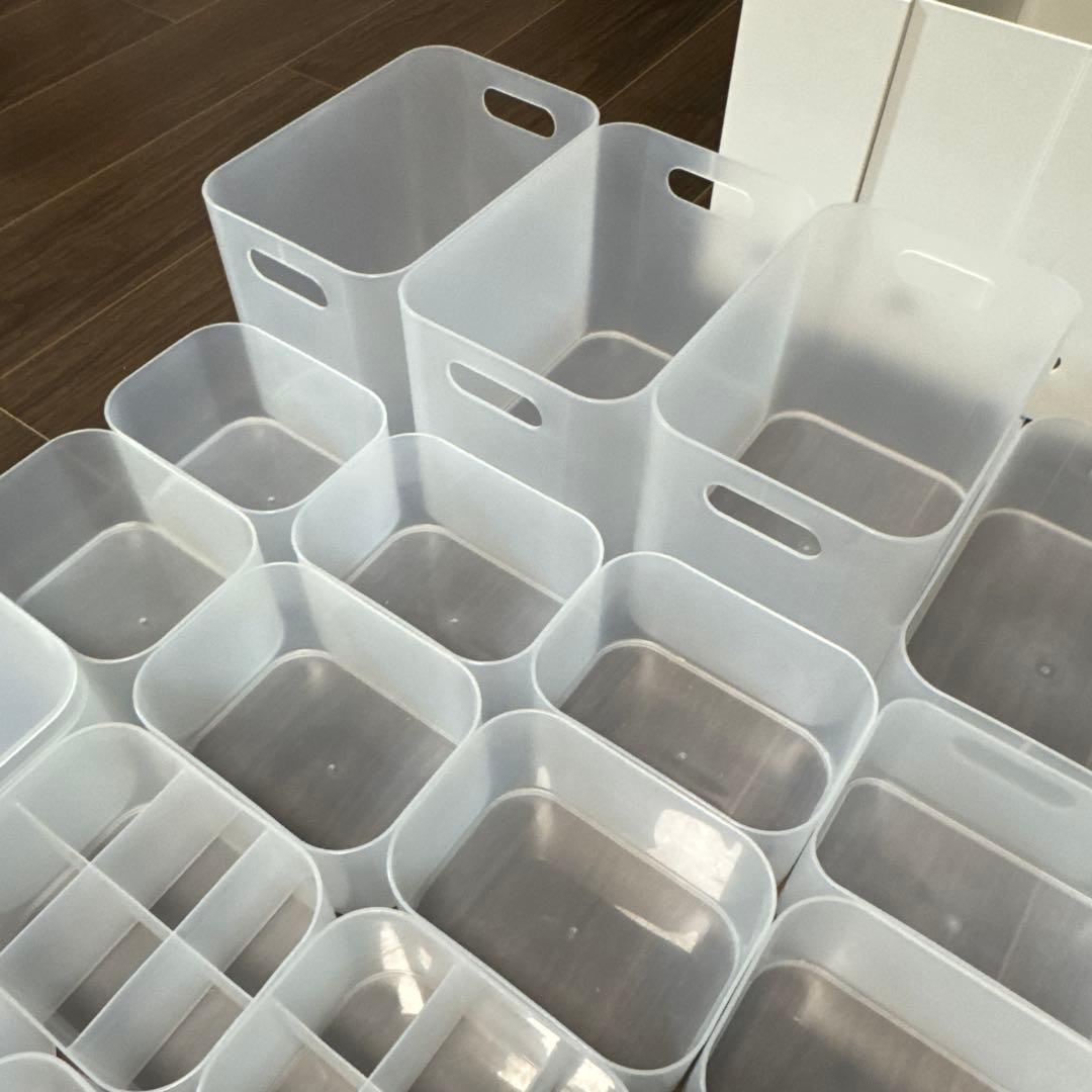 無印良品 ファイルボックス、その他プラスチックケース各種