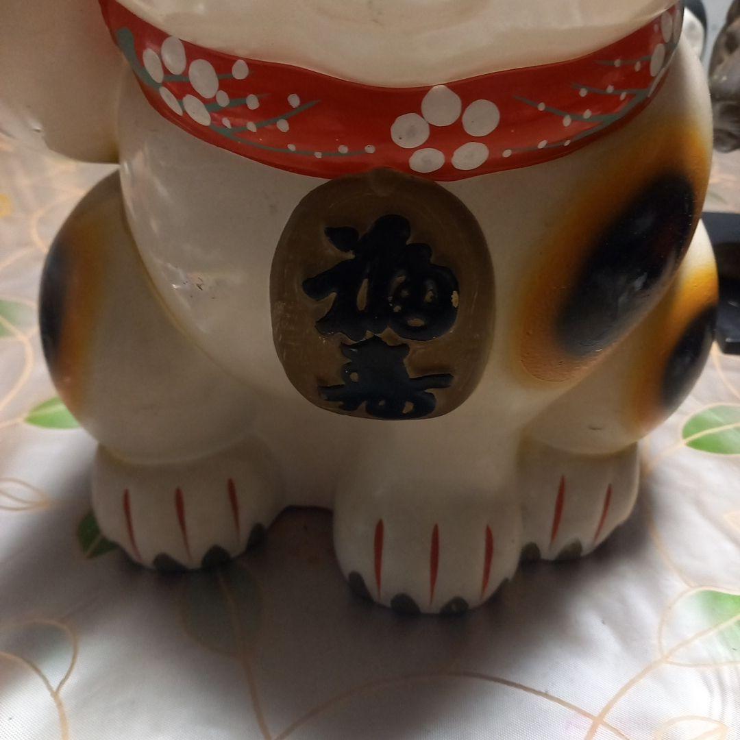 招き猫 約34cm 常滑の、金運上昇猫の置物