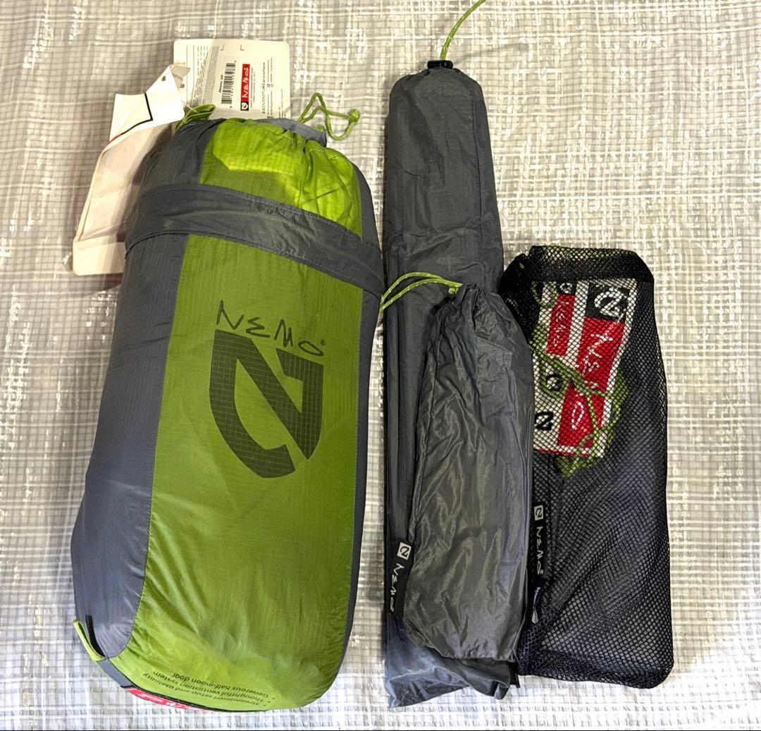 NEMO ATOM 2P テント 美品 フットプリント付き
