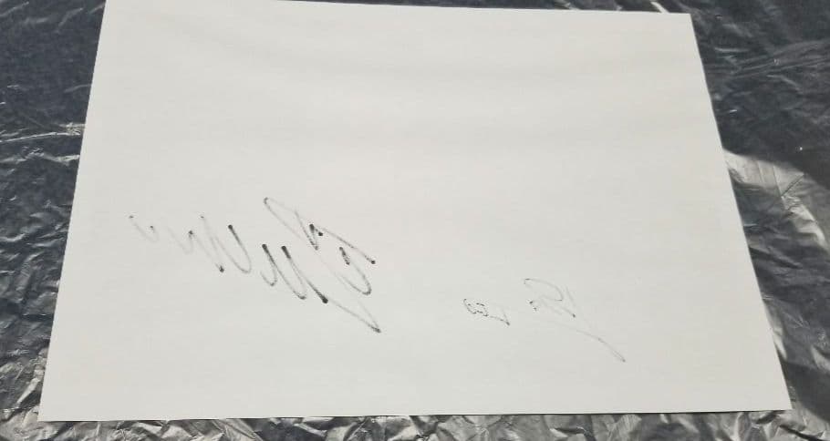 メッシ　クリスティアーノ・ロナウド　直筆サイン　普通紙