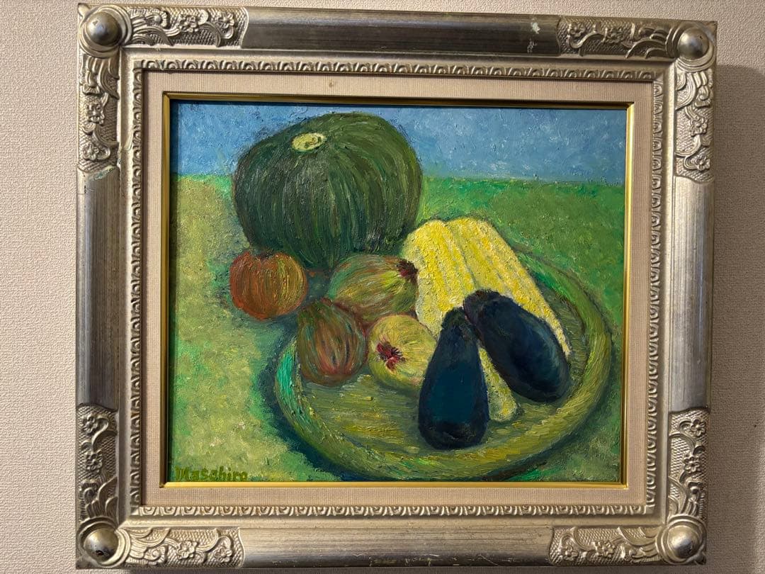 野菜と果物の静物画