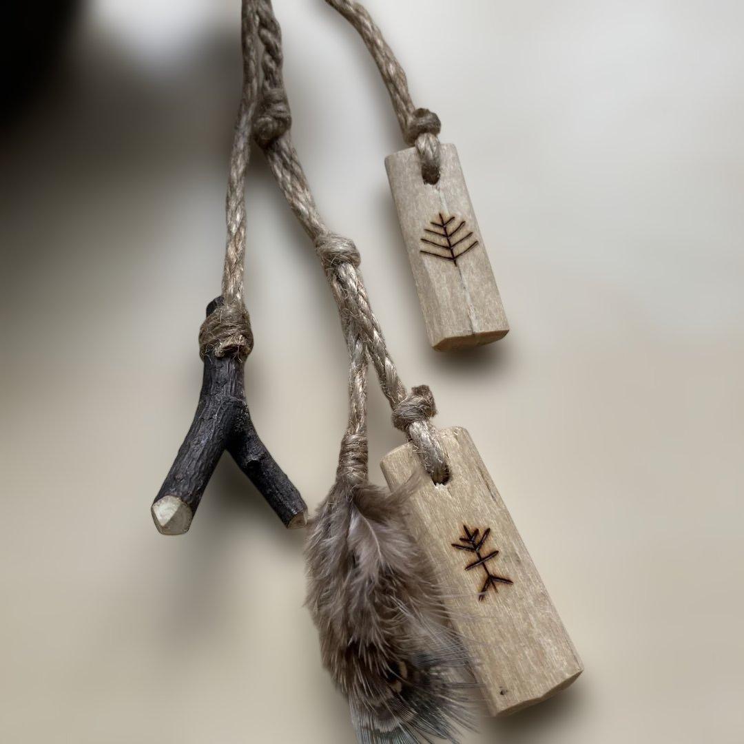 【新品】　ソウルオブシベリア　シャーマン I 羽根　ペンダント NO.5102