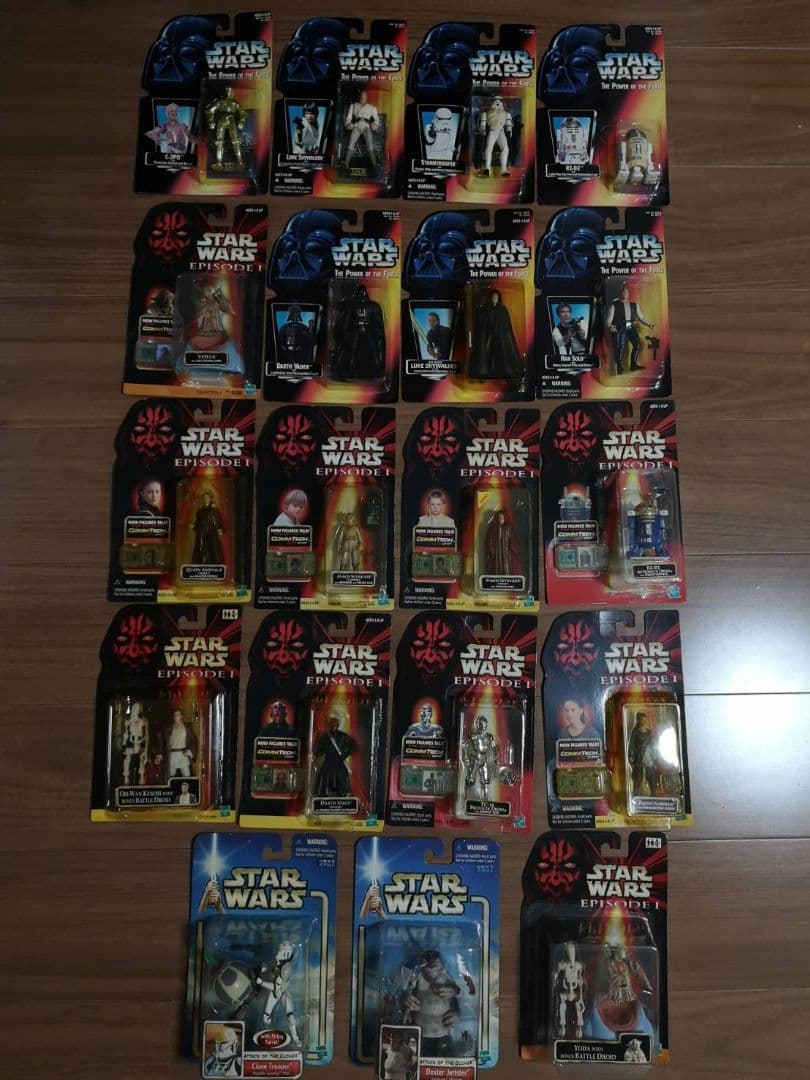 スターウォーズ　フィギュアブリスター19体まとめ売り　おまけ付