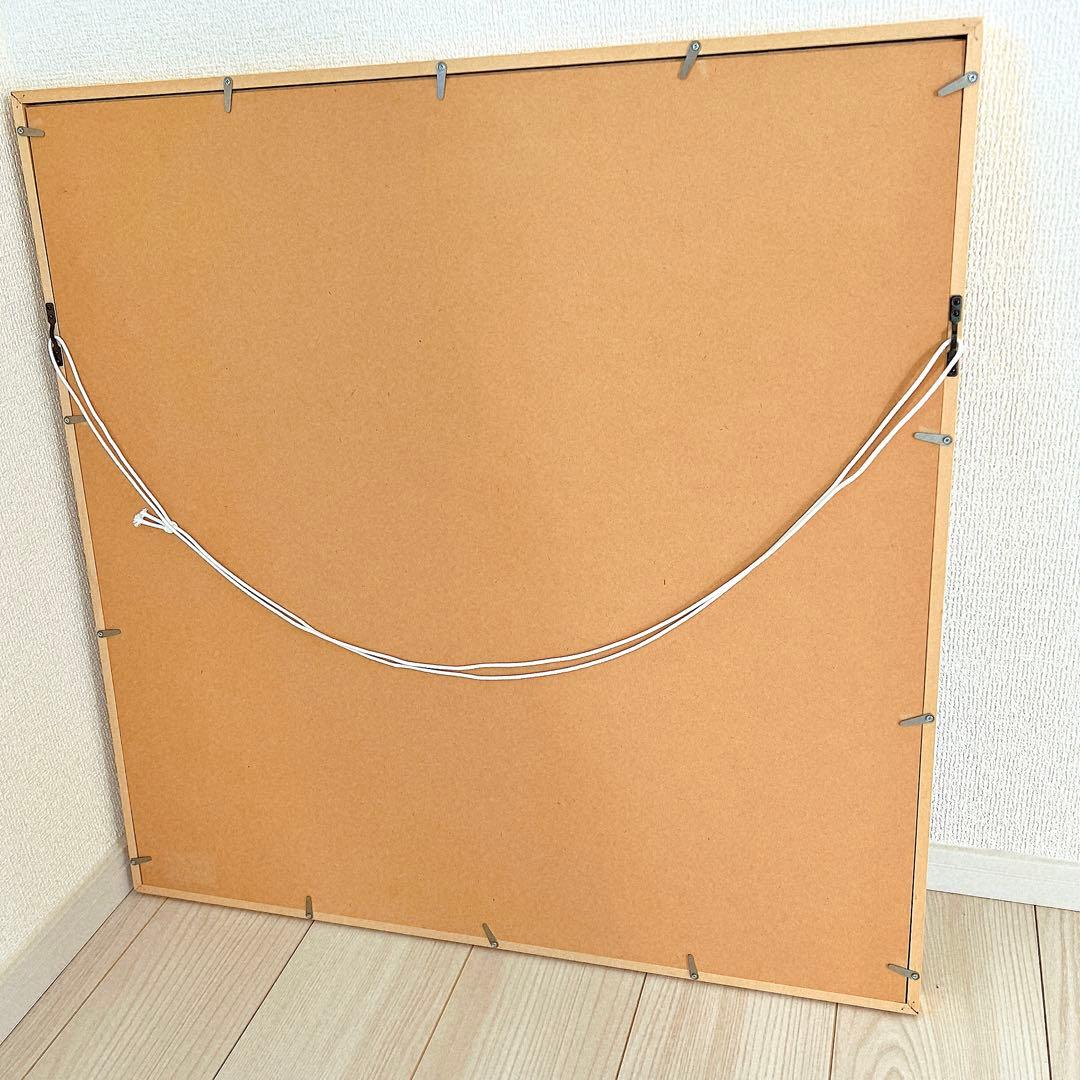 アンリ・マティス Le platane 低木フレーム付き70×70 ビックサイズ