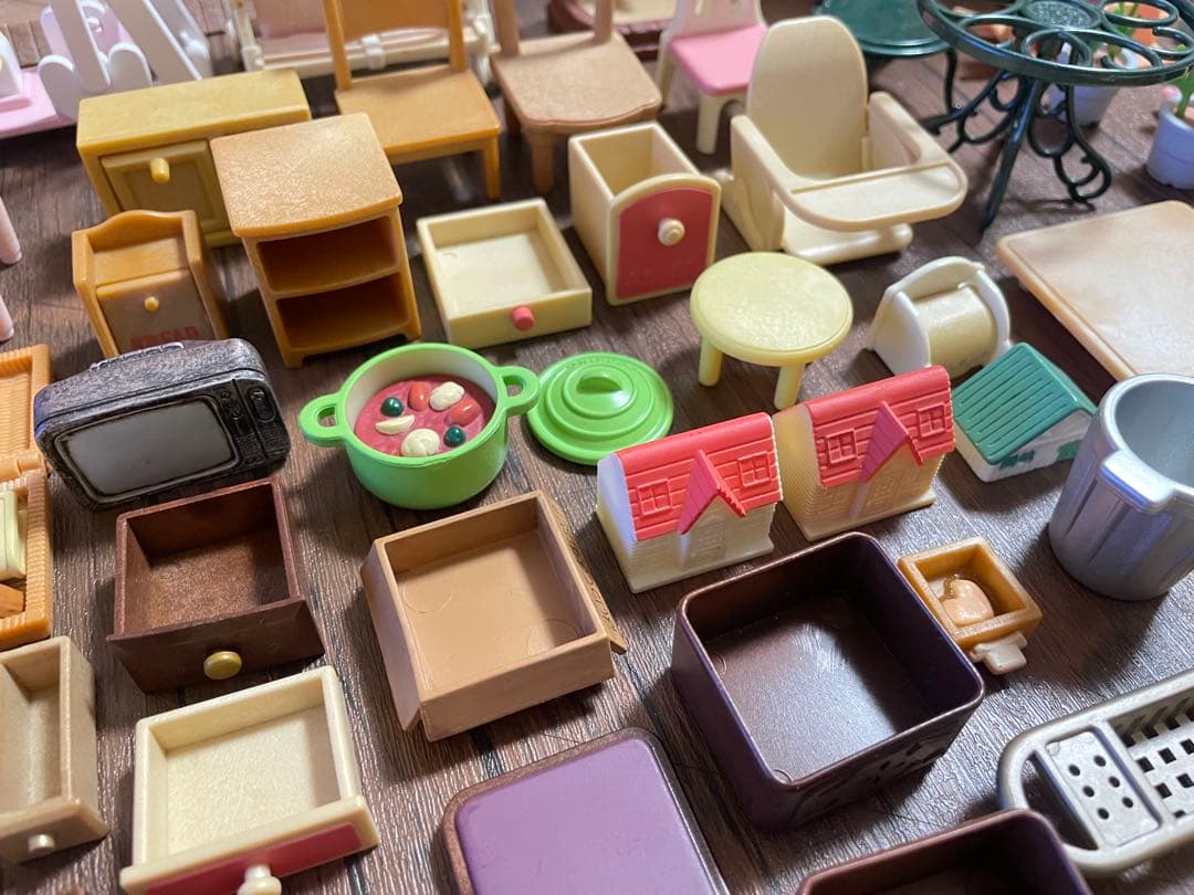 シルバニア　ぶどうの森のおうち　家具・小物まとめ売り約300個