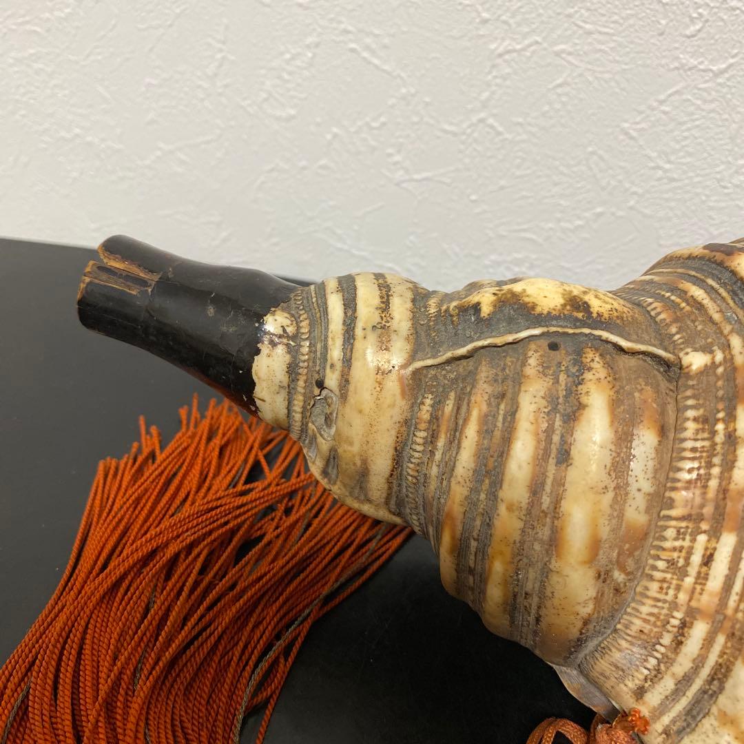 時代物 法螺貝 密教法具 武具 甲冑