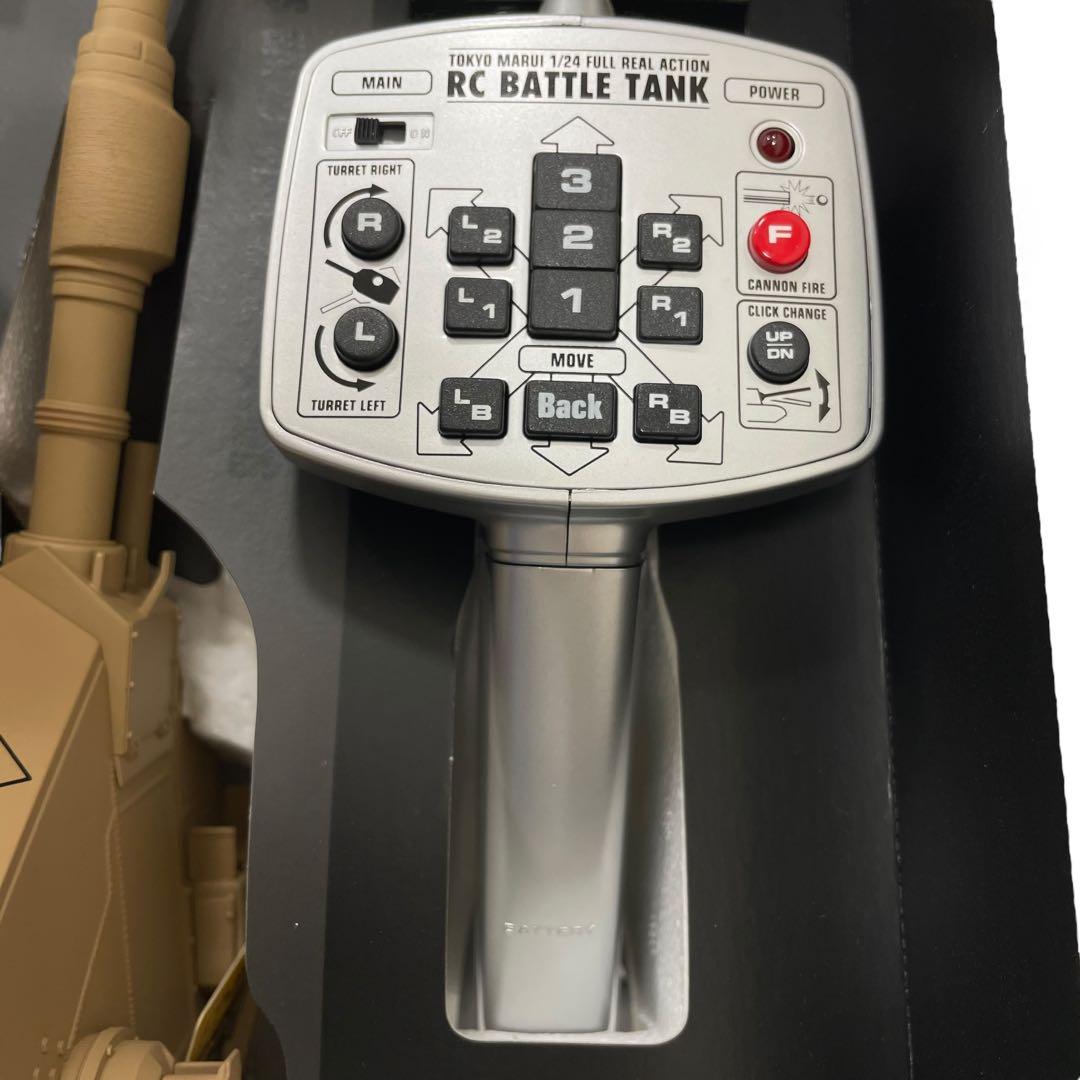 未使用品 東京マルイ RC 1/24 M1A2 エイブラムス サンドカラー仕様
