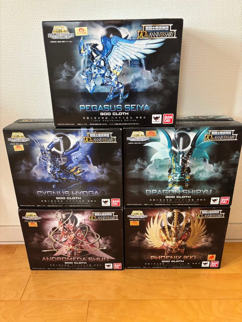 聖闘士聖衣神話　10th Anniversary 5体+ステージセット