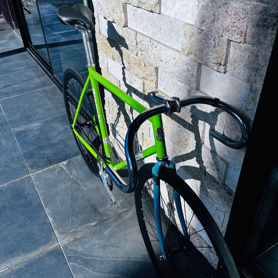 ビアンキpistaクロモリピストバイク シングルスピード