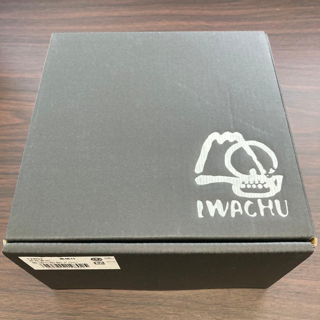 新品未使用　IWACHU 岩鋳 南部鉄器 鉄瓶 黒 直火用 茶こし付