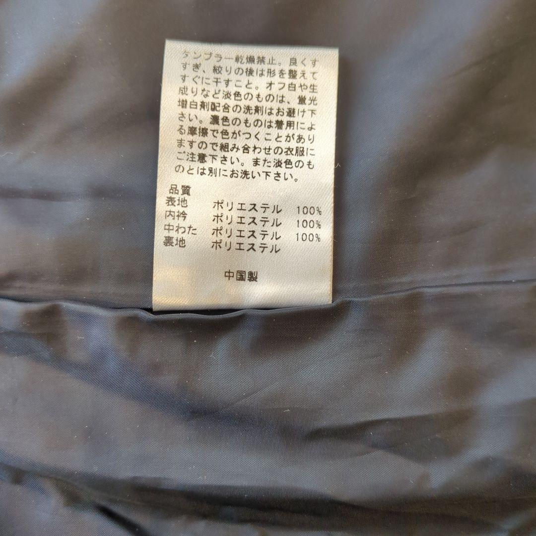 ２３区GOLF　ネイビー キルティング ノースリーブワンピース