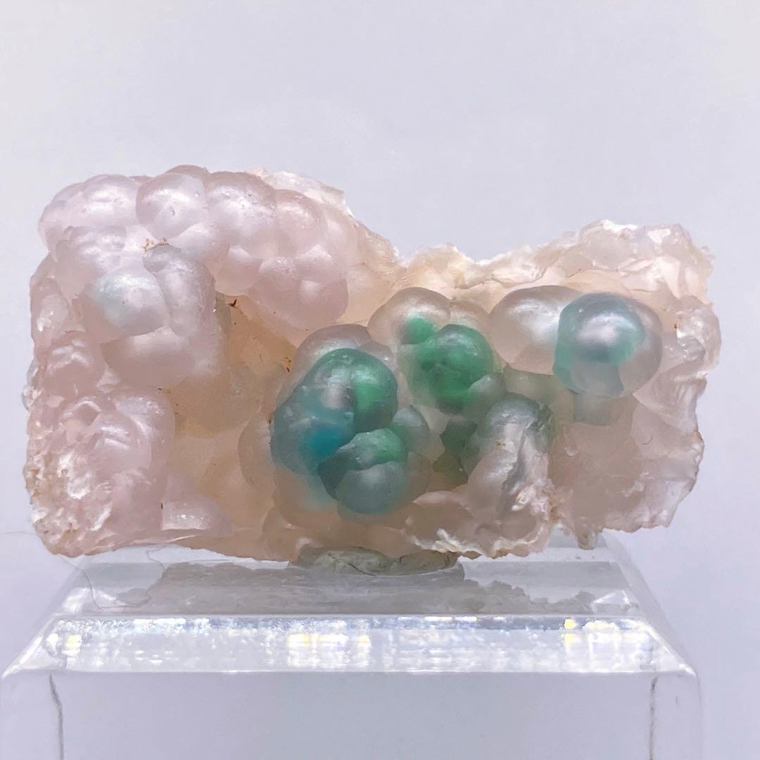 し*ま様 『2022年発見』　クリソコラインカルセドニー　原石　鉱物標本　天然石