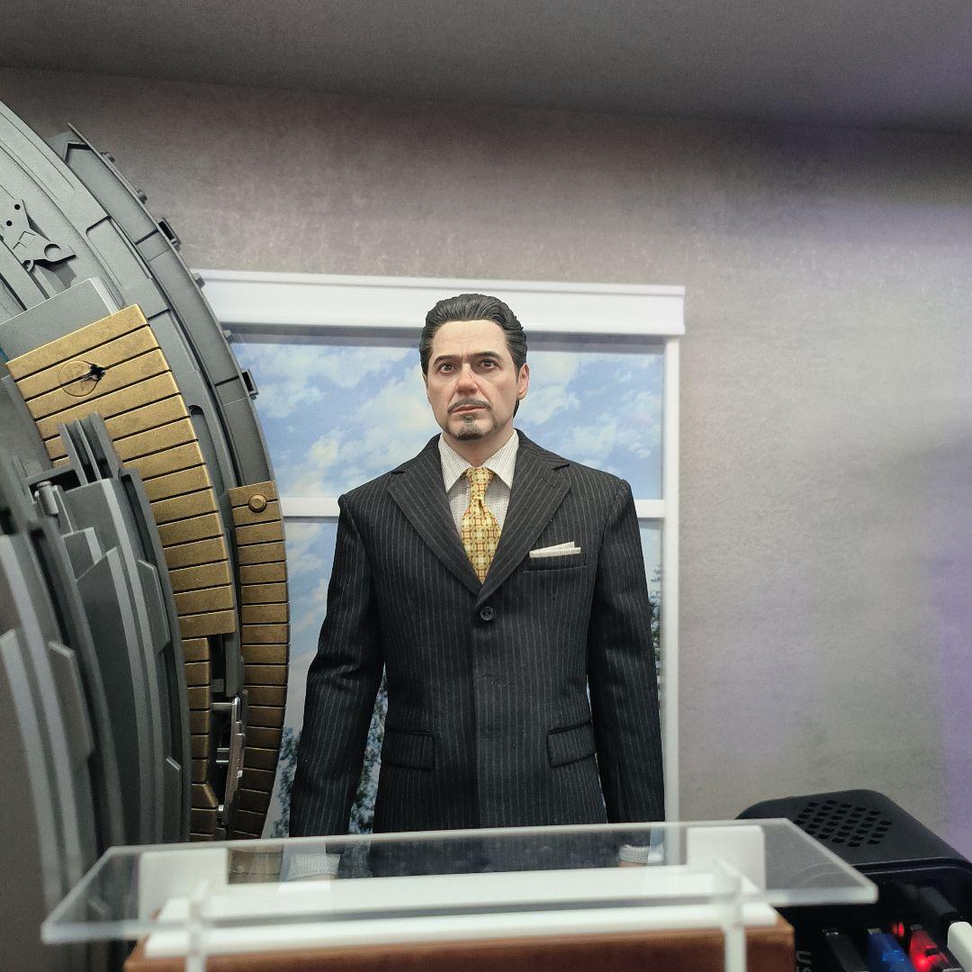 トニー・スターク フィギュア アイアムアイアンマン スーツセット スタンド付き