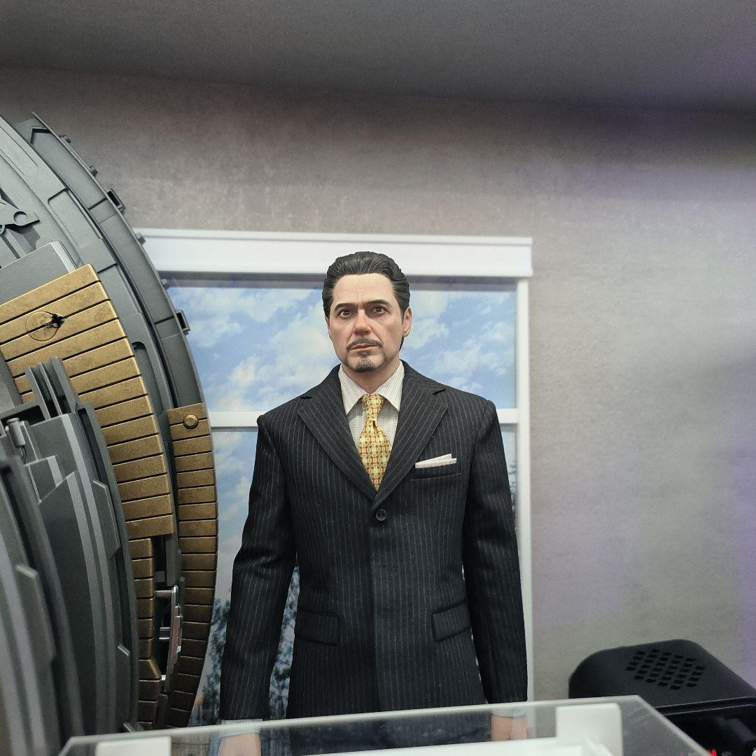 トニー・スターク フィギュア アイアムアイアンマン スーツセット スタンド付き